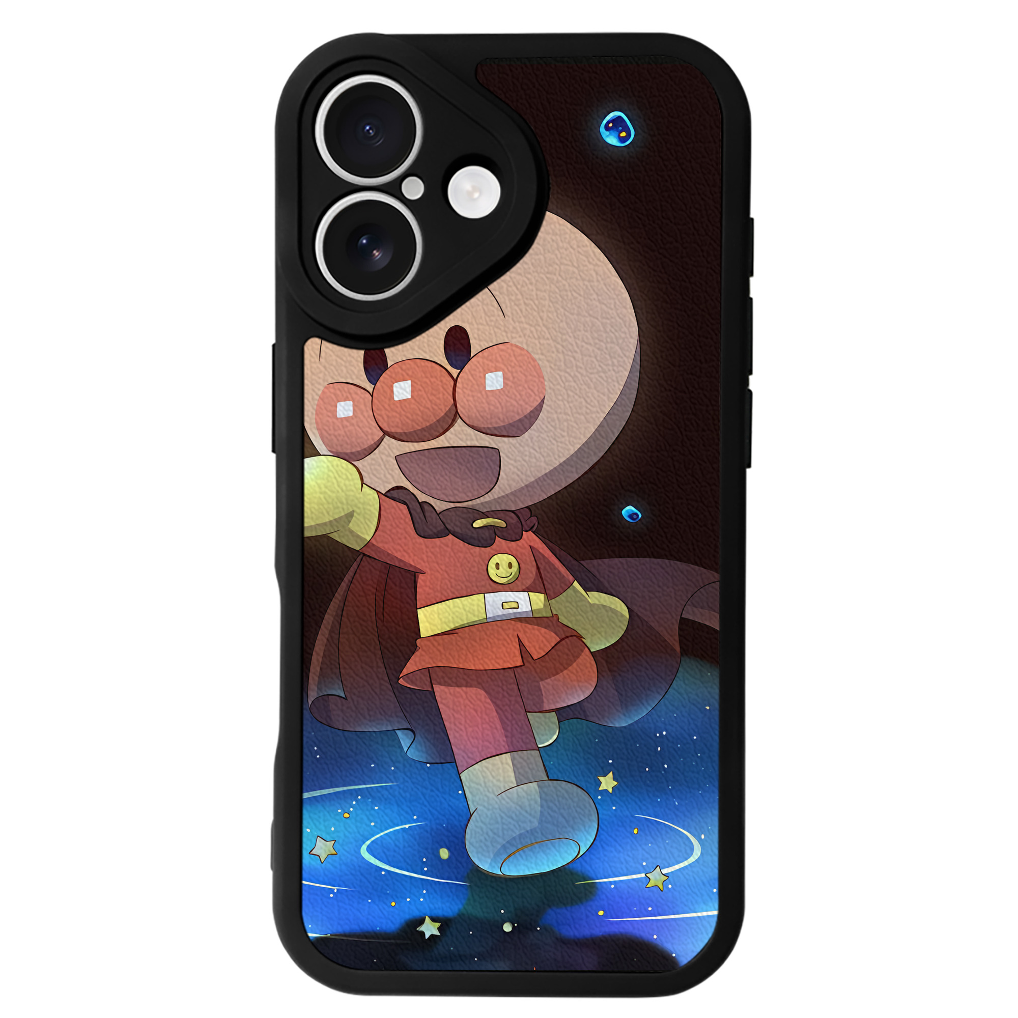 （画像用） アンパンマン Anpanman 【iPhone 16シリーズ対応】シリコンスマホケース（レザー調） 材質：シリコン